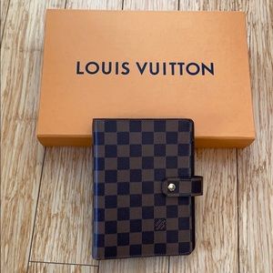 Louis Vuitton Damier Ebene MM Agenda - Authentic